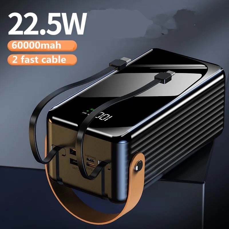 Pzx V50 Large Capacity 50000mAh Power Bank 8 Outputs 4 Inputs