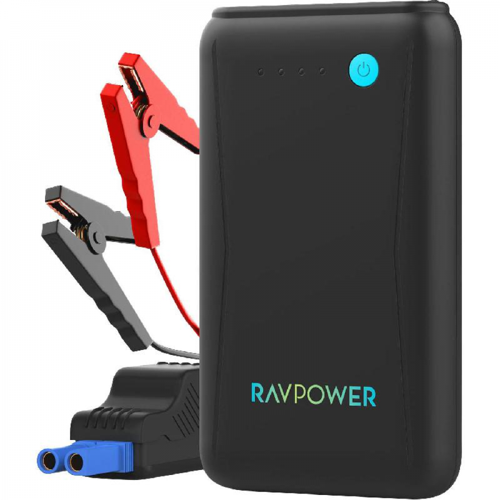 Car starter battery and portable charger with a capacity of 7200 from RavPower - موقع بوكس