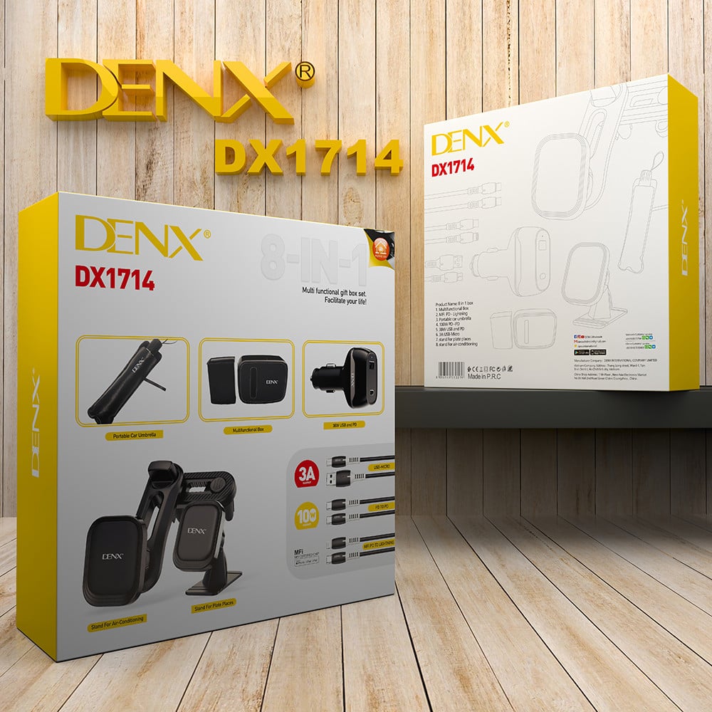 Car package 8-in-1 for all car needs from DENX DX1714