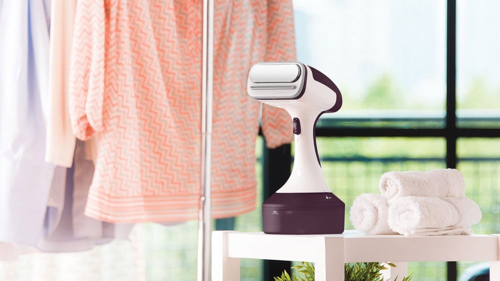 Steam iron .. speed and effectiveness, especially in removing wrinkles from clothes