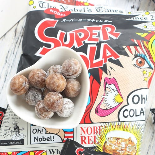 حلوى نوبل الكولا الفائقة اليابانية Japanese Nobel Super cola candy