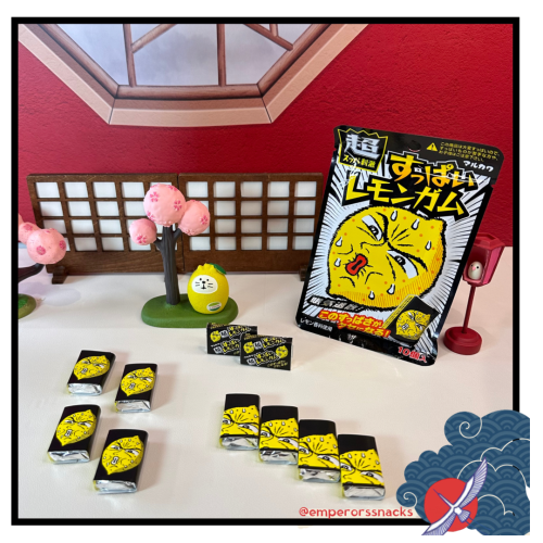 علكة ليمون يابانية فائقة الحموضة Japanese Marukawa super sour lemon gum