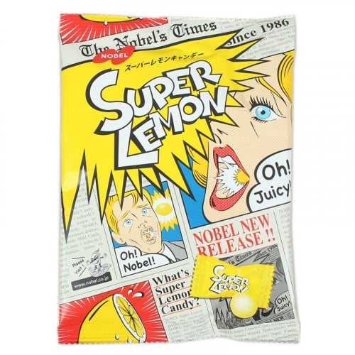 حلوى نوبل سوبر ليمون يابانية Japanese Nobel Super lemon candy