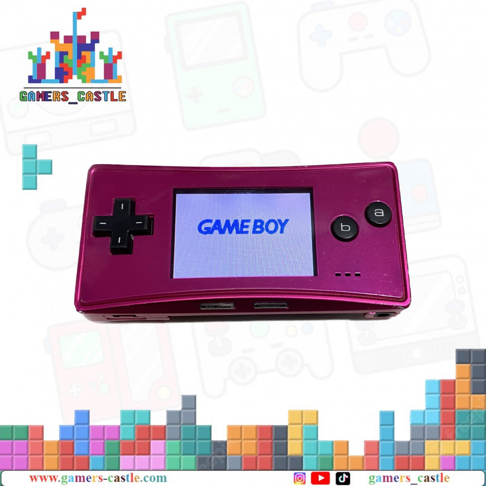 قيم بوي وردي (Game Boy micro) مع 5 عشوائيه - Gamers Castle
