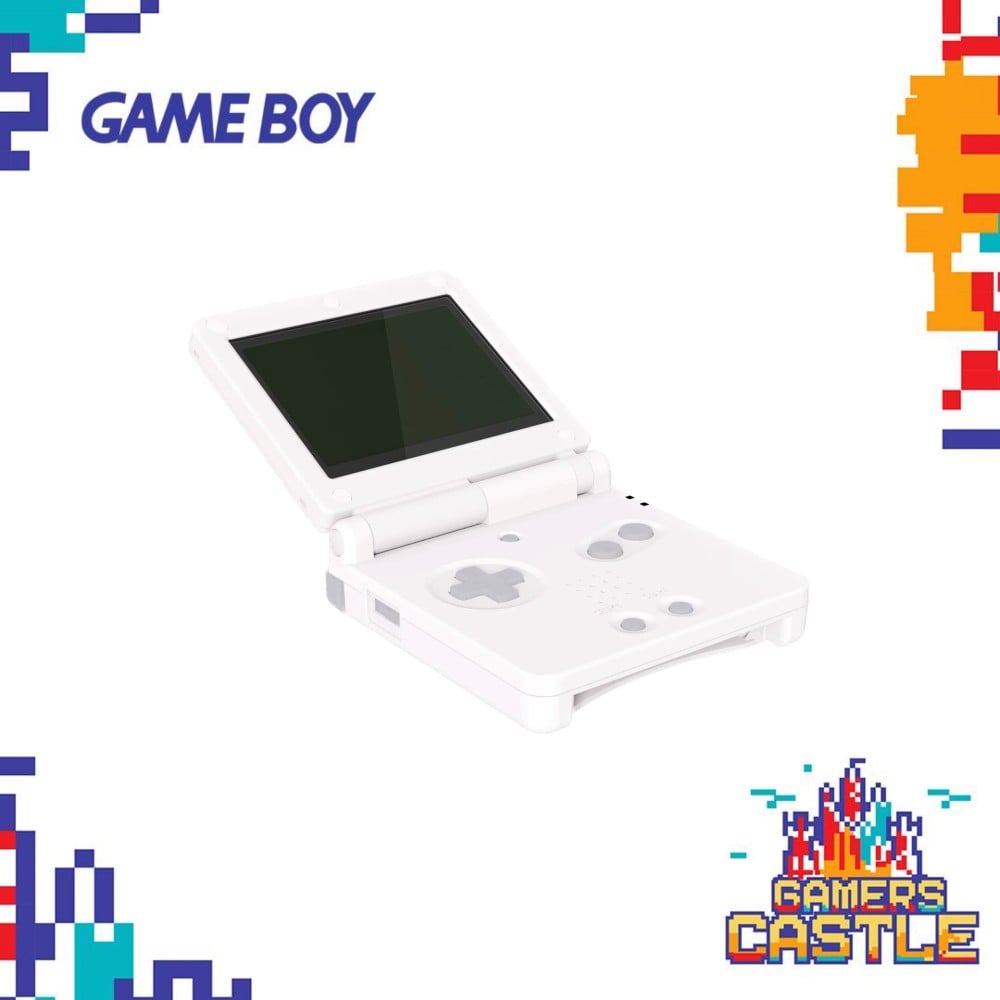 قيم بوي بالكرتون (ابيض) (Game Boy SP)