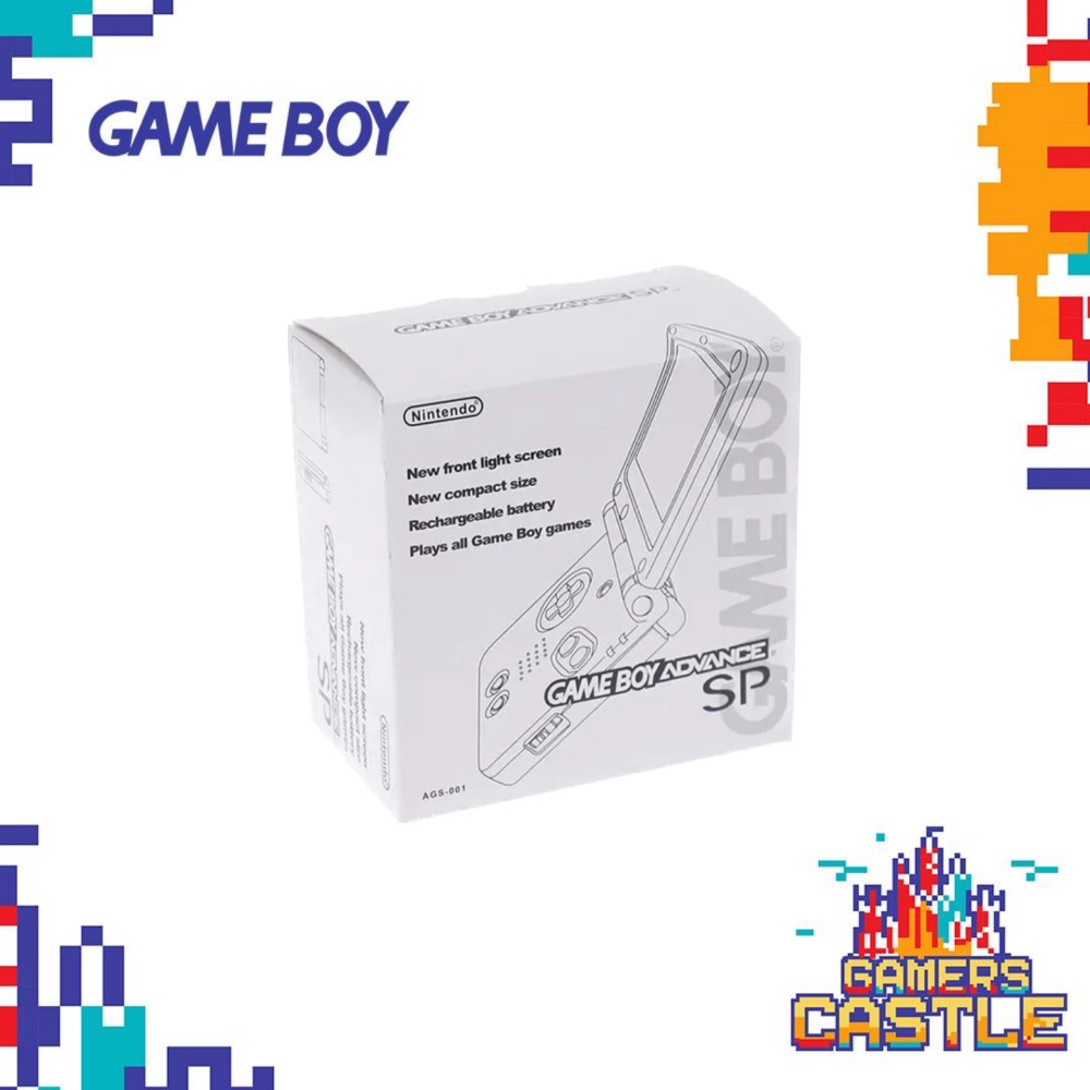 قيم بوي بالكرتون (ابيض) (Game Boy SP)