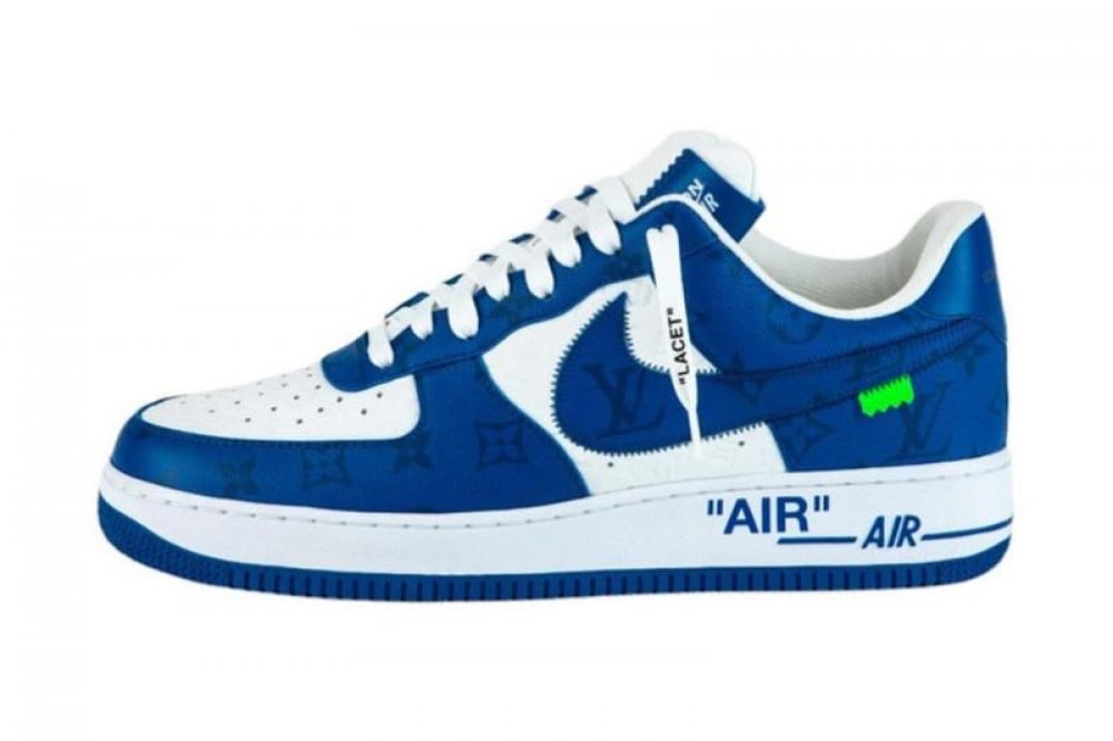 LV x Air Force 1 Blue TREE SHOES