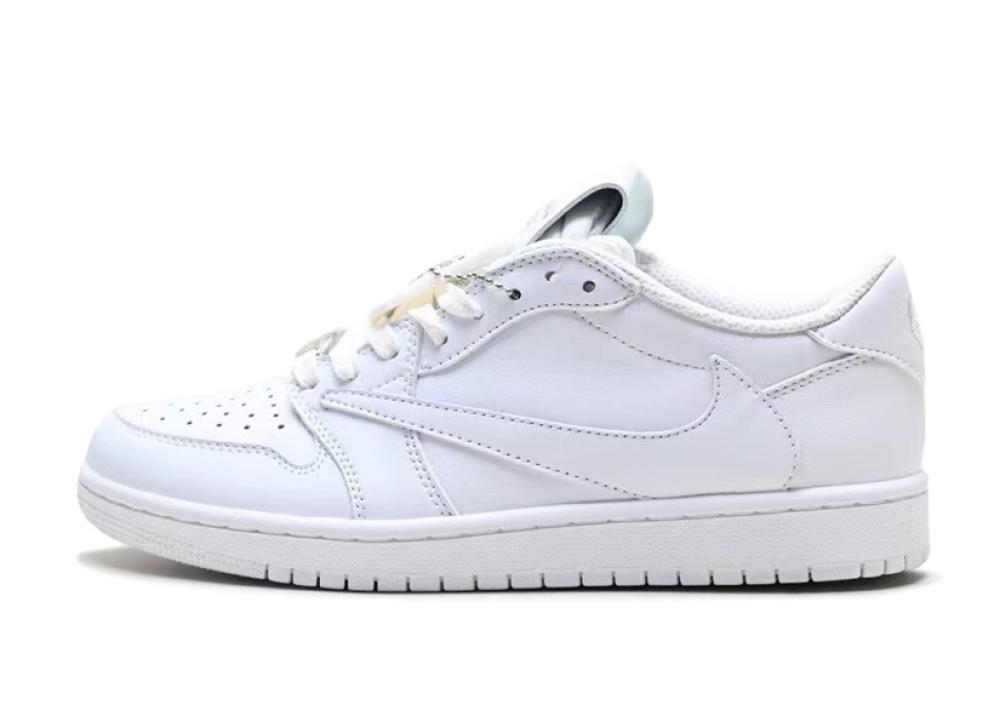 Travis Scott x Air Jordan Low White Party TREE Sneakers