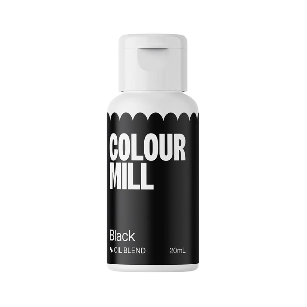 لون أسود ( Black ) زيتي 20مل | Colour Mill