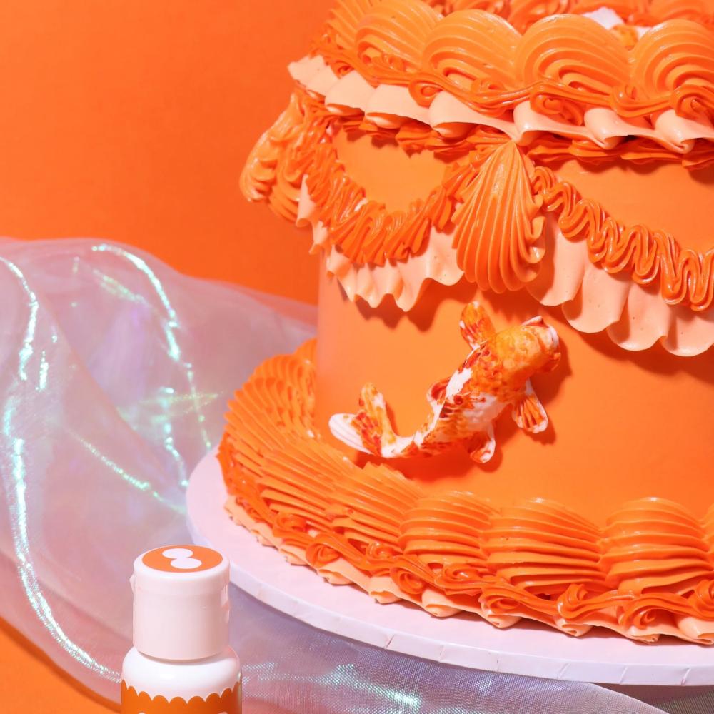 لون برتقالي زيتي من كلر ميل Orange