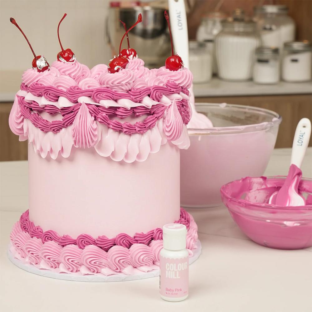 لون زهري ( Baby Pink ) زيتي 100مل | Colour Mill