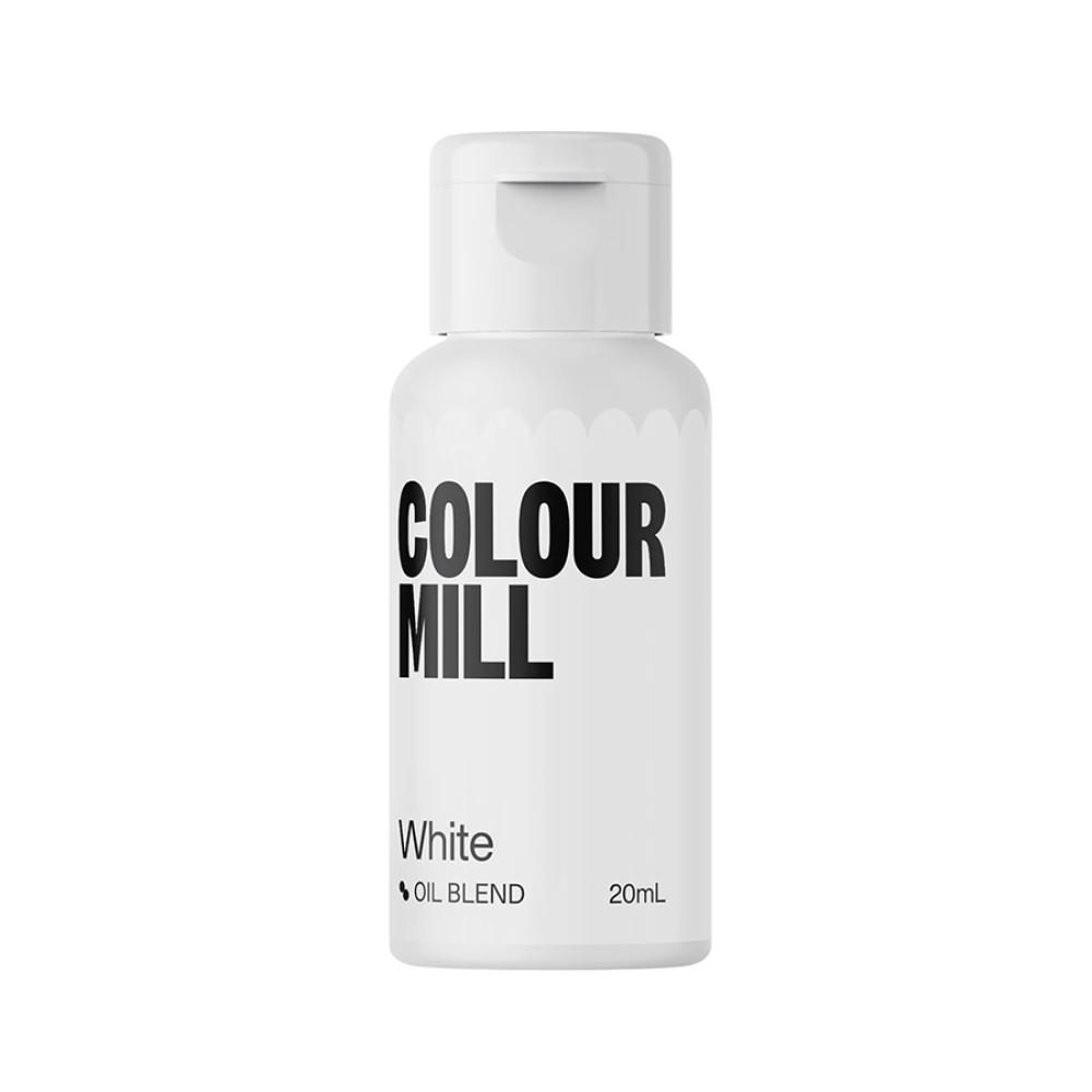 لون أبيض ( White ) زيتي 20مل | Colour Mill