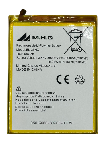 M.H.Q BL-39 HX Infinix X606 / Hot 6 BATTERY -بطاري...