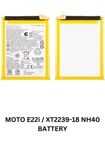 M.H.Q NH40 MOTO E22i (XT2239-18) BATTERY