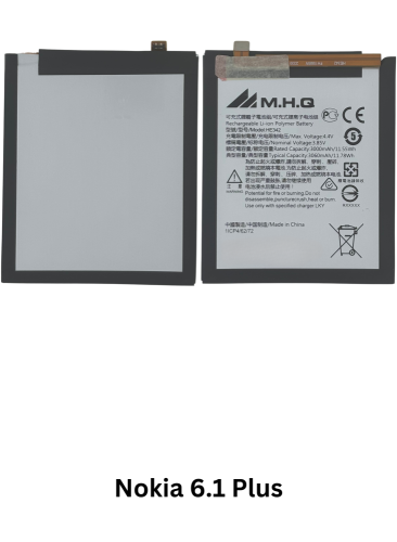 M.H.Q Nokia 6.1 Plus: TA-1116, TA-1124: HE342 BATT...