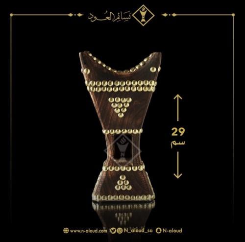 مبخرة حائلية خشبية مع كتابة الاسم