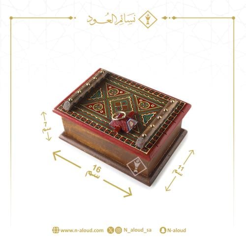 صندوق الباب النجدي أحمر صغير