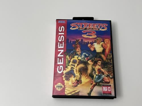 لعبة streets of rage 3 لجهاز سيجا جنيسس (غير اصلي)