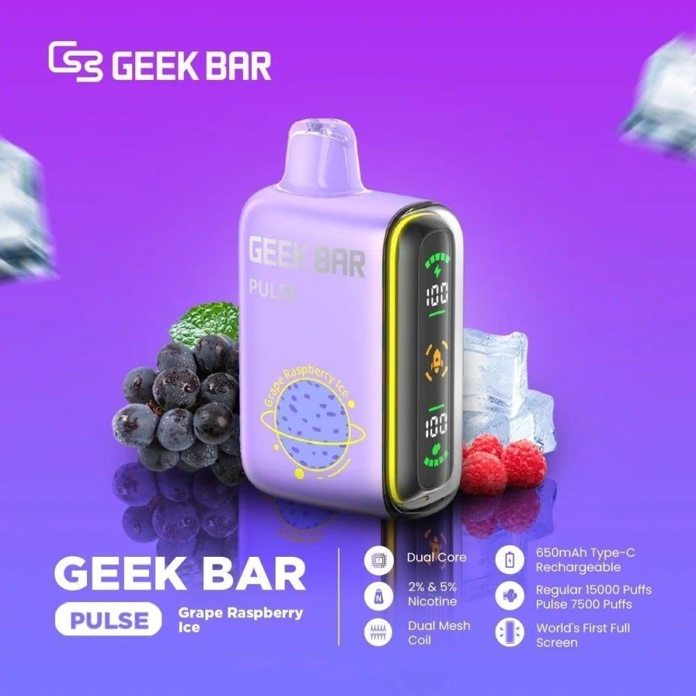 سحبة جيك بار 15000 سحبة geek bar