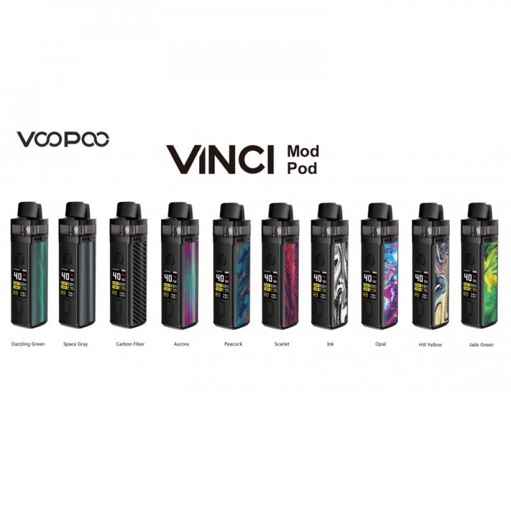 جهاز فينسي من شركة فوبو سحبة وشيشة 40 واط VOOPOO Vinci Mod Pod kit
