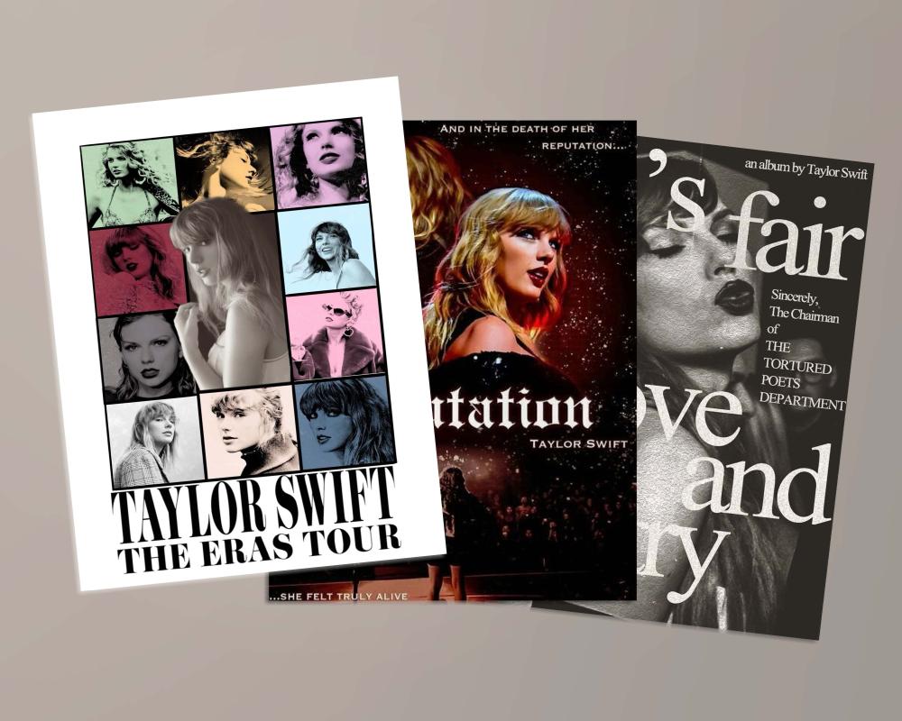 Set outlet of 3 Taylor Swift Poster.