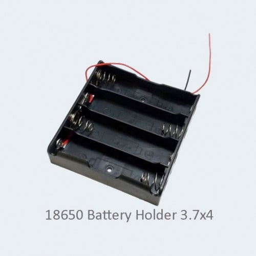 حامل بطاريات X4 18650 3.7V