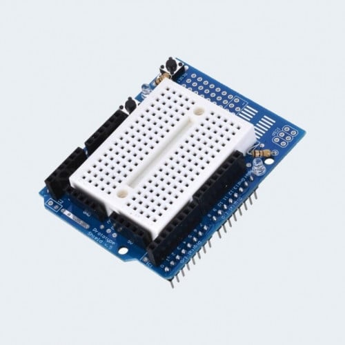 لوح موسع للتجارب  Arduino Uno Prototype Shield with Mini Breadboard