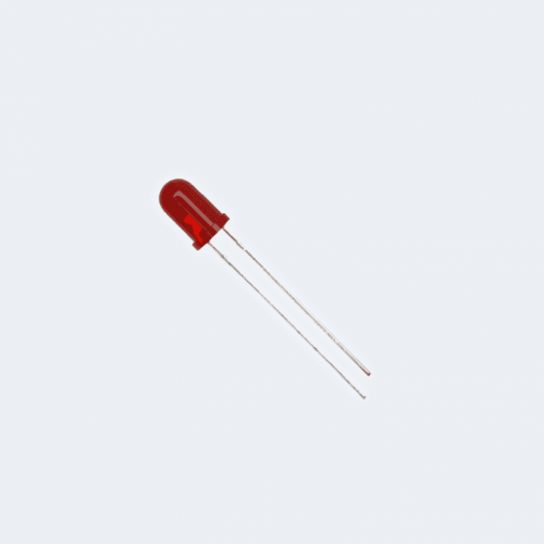لمبة حمراء Red LED 5mm  (10قطع)