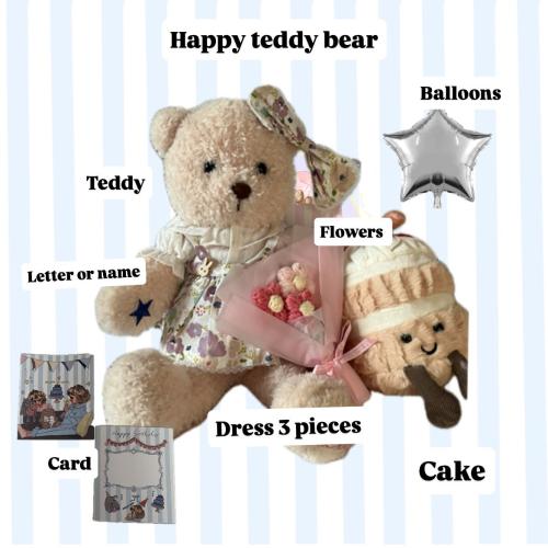 Happy teddy bearحجز مسبق ( 7. ايام)