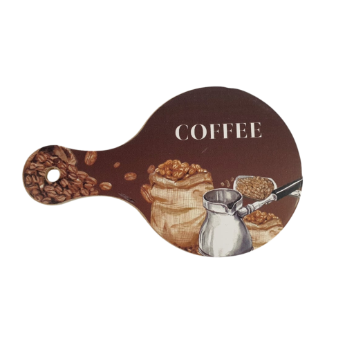 قاعدة كوب خشبية Coffee