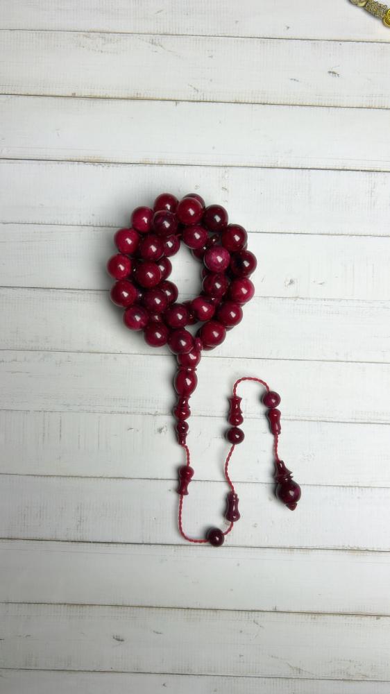 سبحة فاتوران عنابي