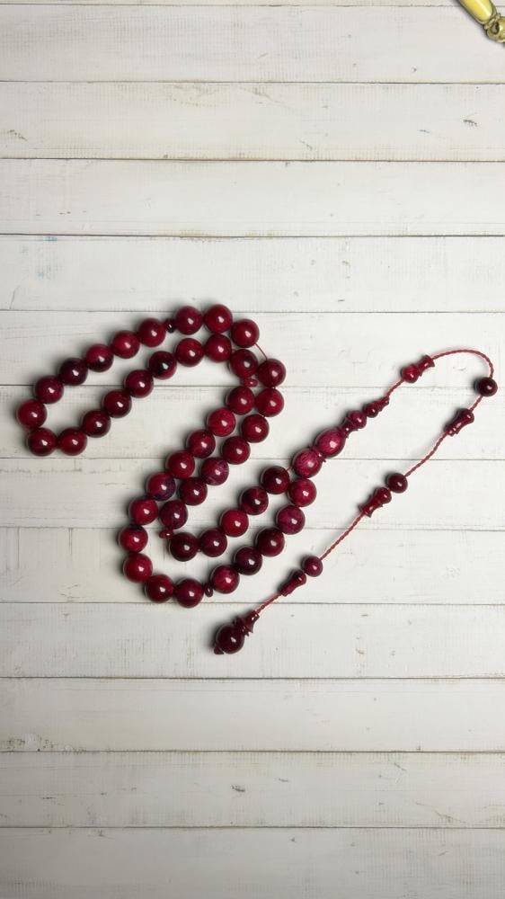 سبحة فاتوران عنابي