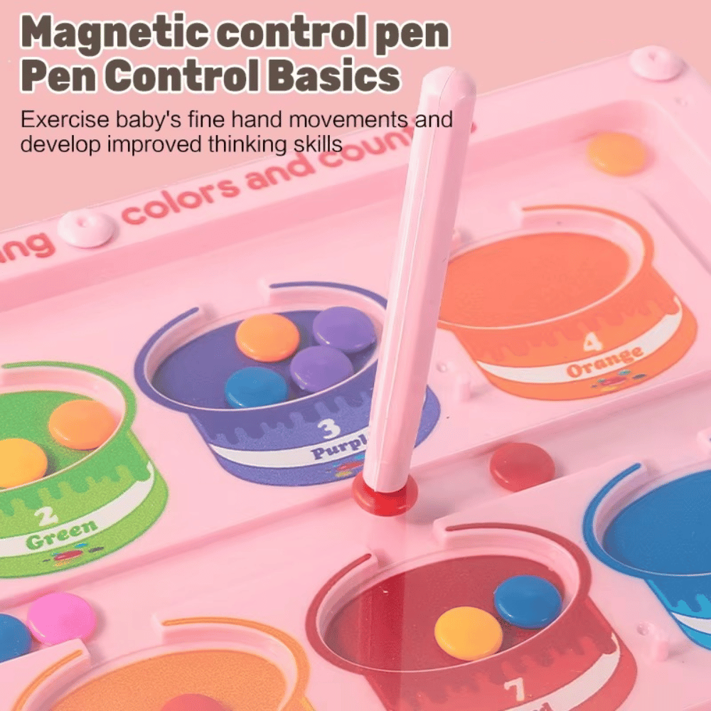 لوحة المتاهة المغناطيسية التعليمية