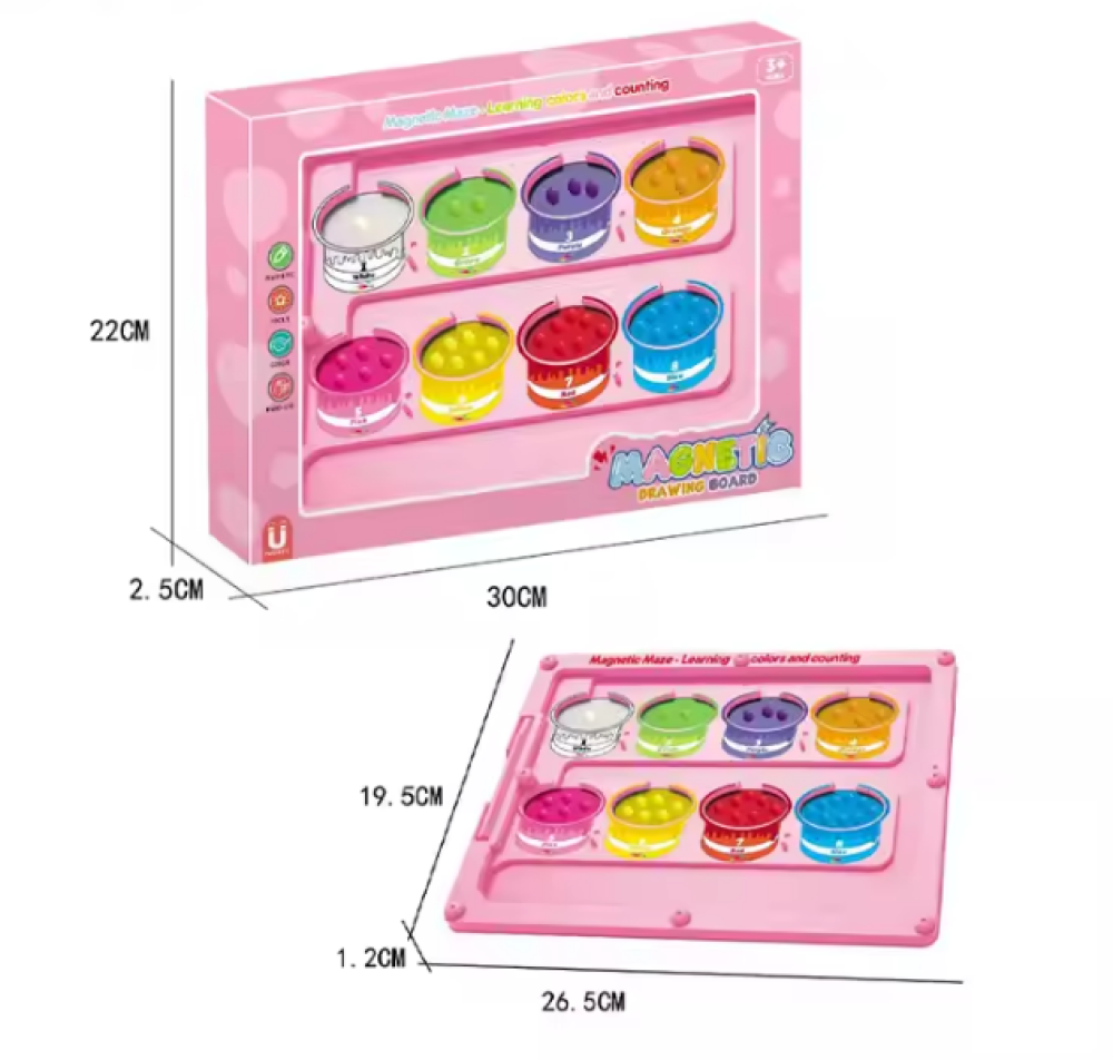 لوحة المتاهة المغناطيسية التعليمية