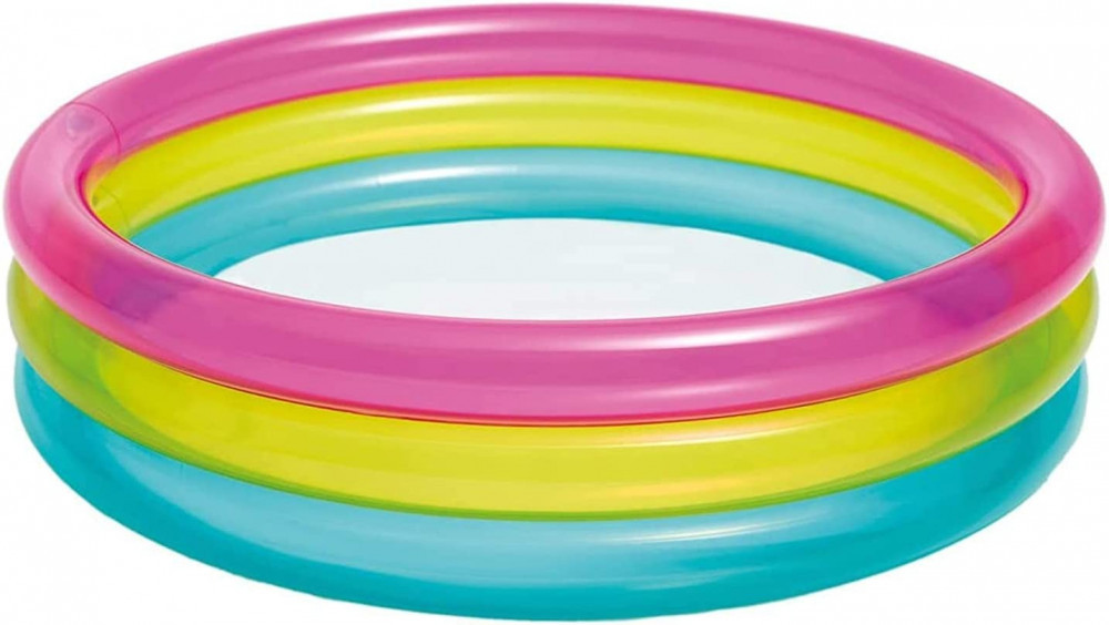 Intex rainbow 2024 baby pool