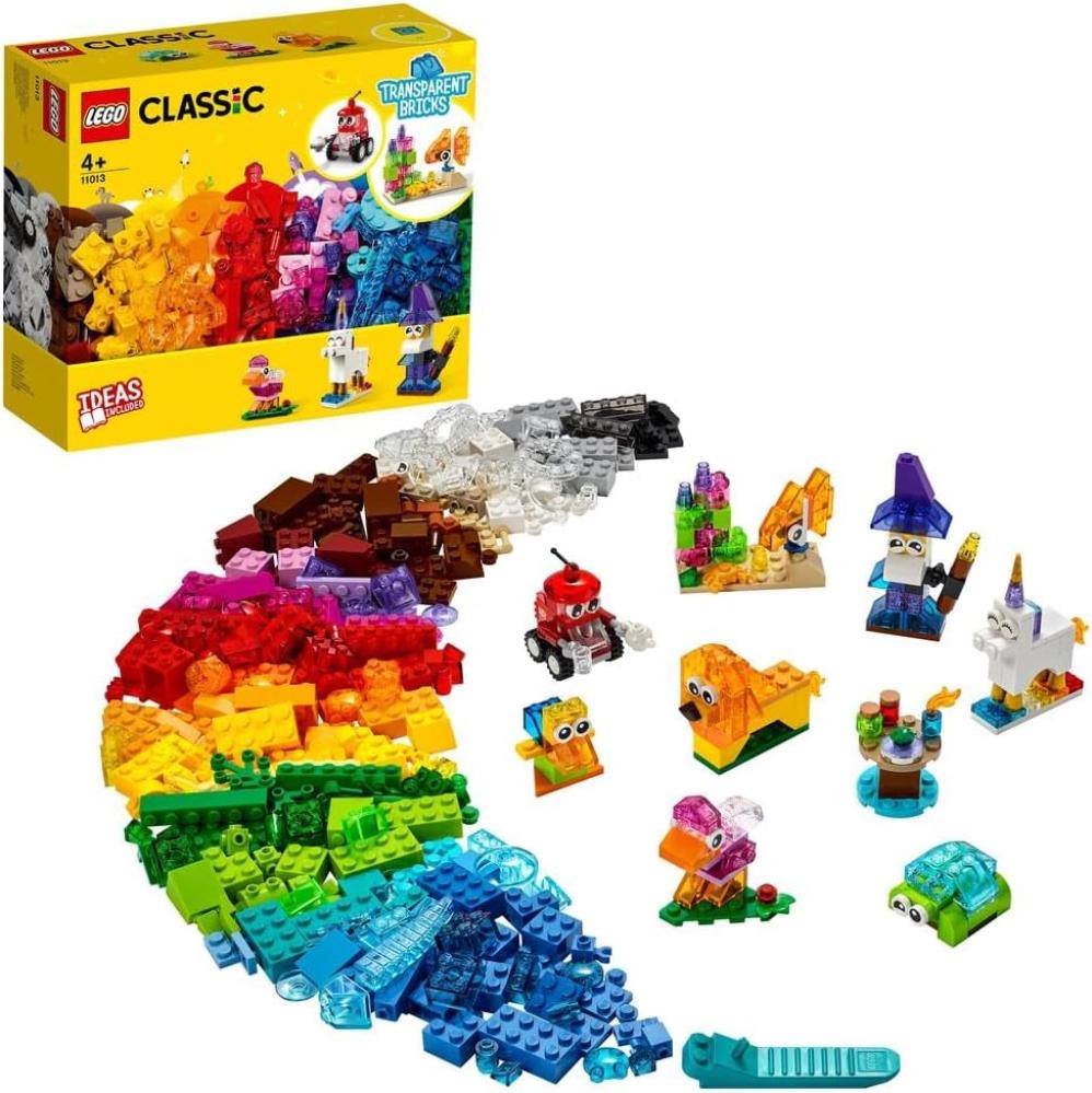 LEGO Classic - Creative Transparent Bricks Building Set (11013)