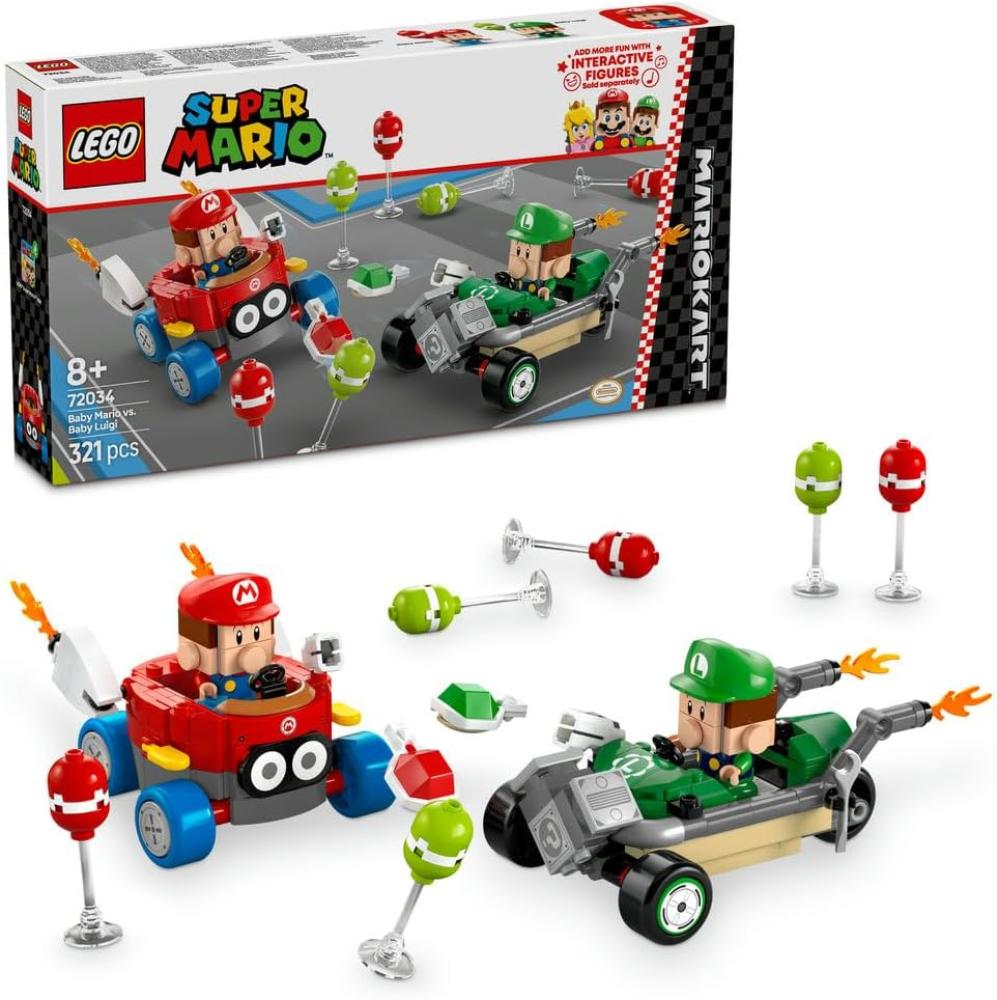 LEGO Super Mario - Mario Kart – Baby Mario vs. Baby Luigi (72034)