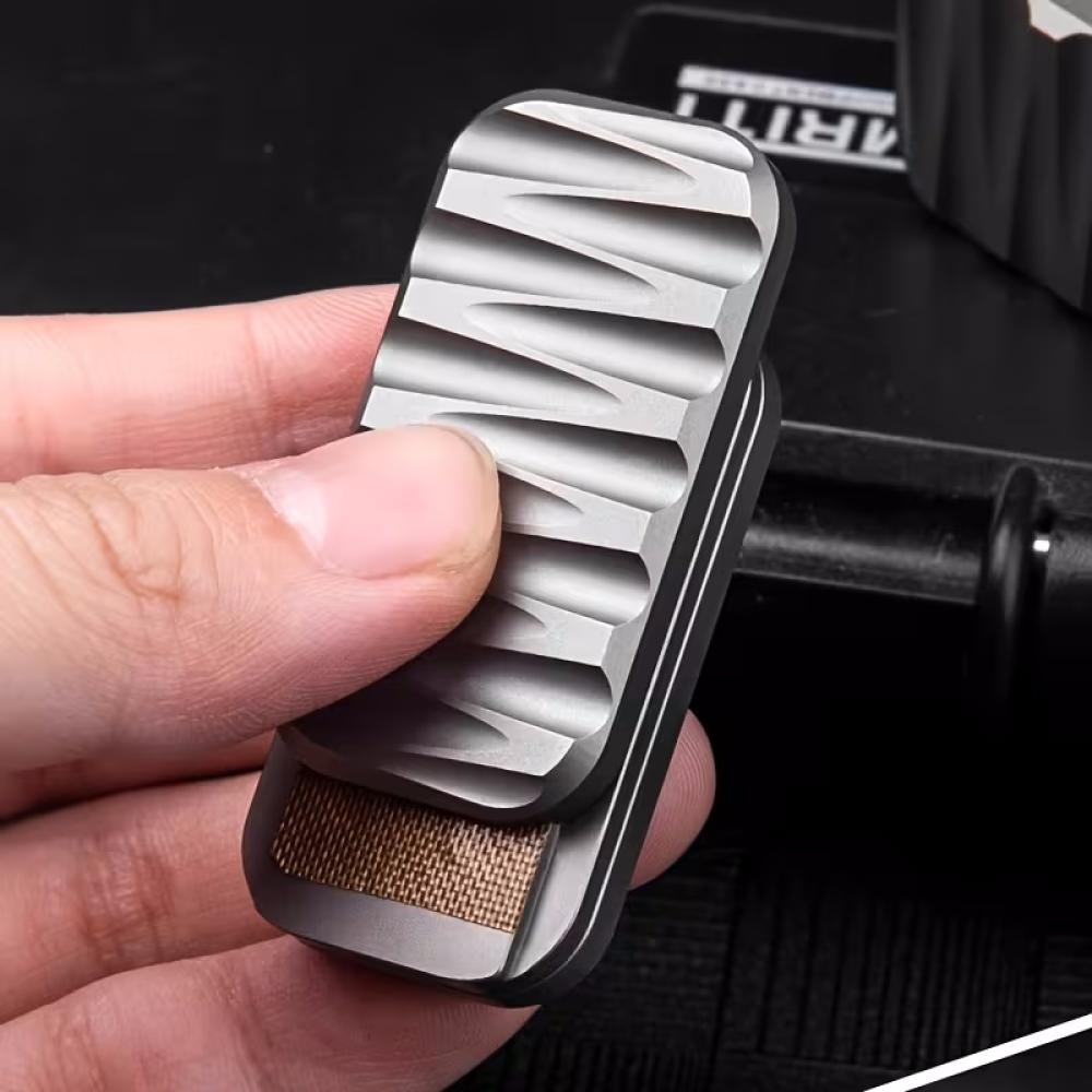 Fidget Slider 3 Layers Metal Push Card for Stress Relief
