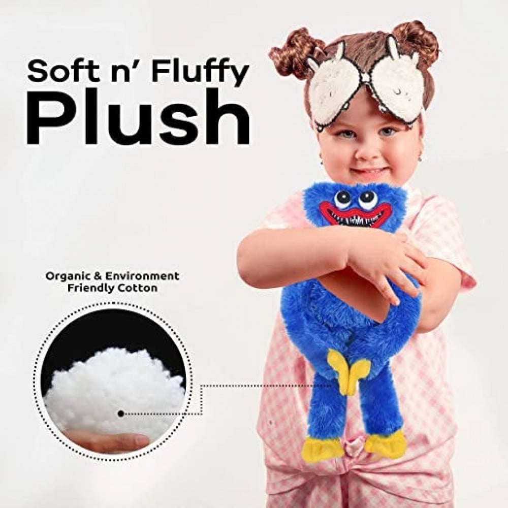 Huggy Wuggy Figure Monster Plush Toy, Poppy Monster Toys,Poppy Playtime Big 50cm (Blue and Pink)