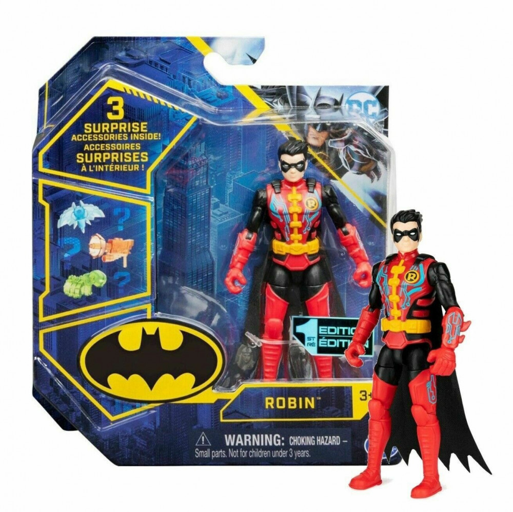 DC Comics 4-inch Action Figure With 3 Surprise - Robin - Toys Lab