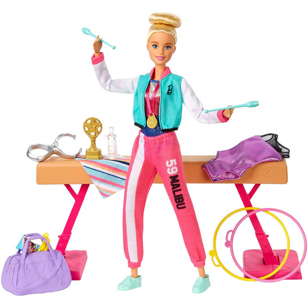 Barbie Gymnastics Doll and Playset