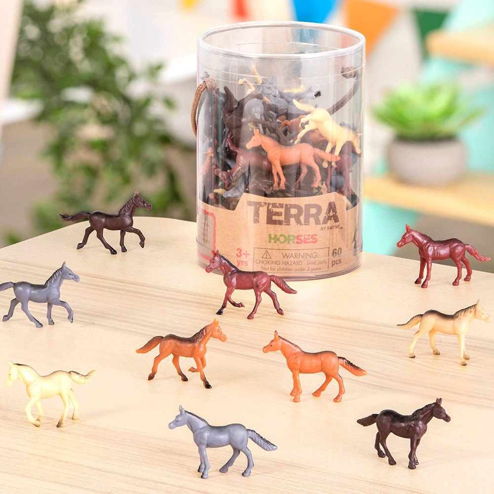 Terra by Battat Horses in Tube - Toys Lab