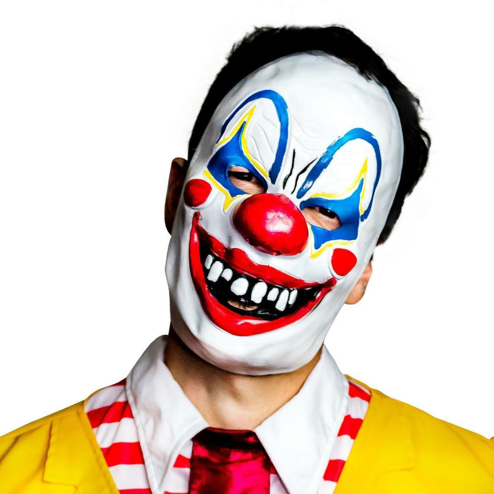 Mad Costumes Creepy Clown Mask Halloween Accessory