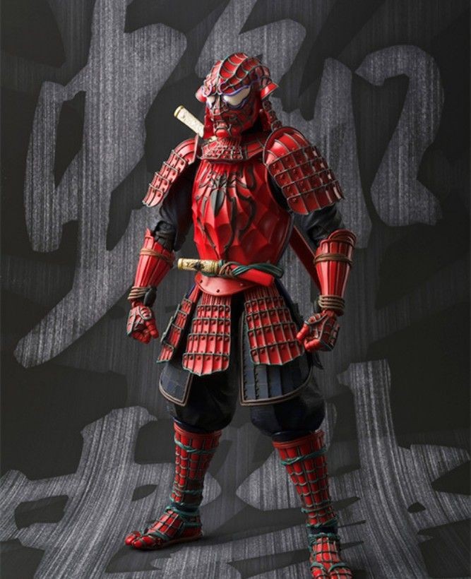 MEISHO MANGA REALIZATION SAMURAI SPIDER-MAN ACTION FIGURE BY