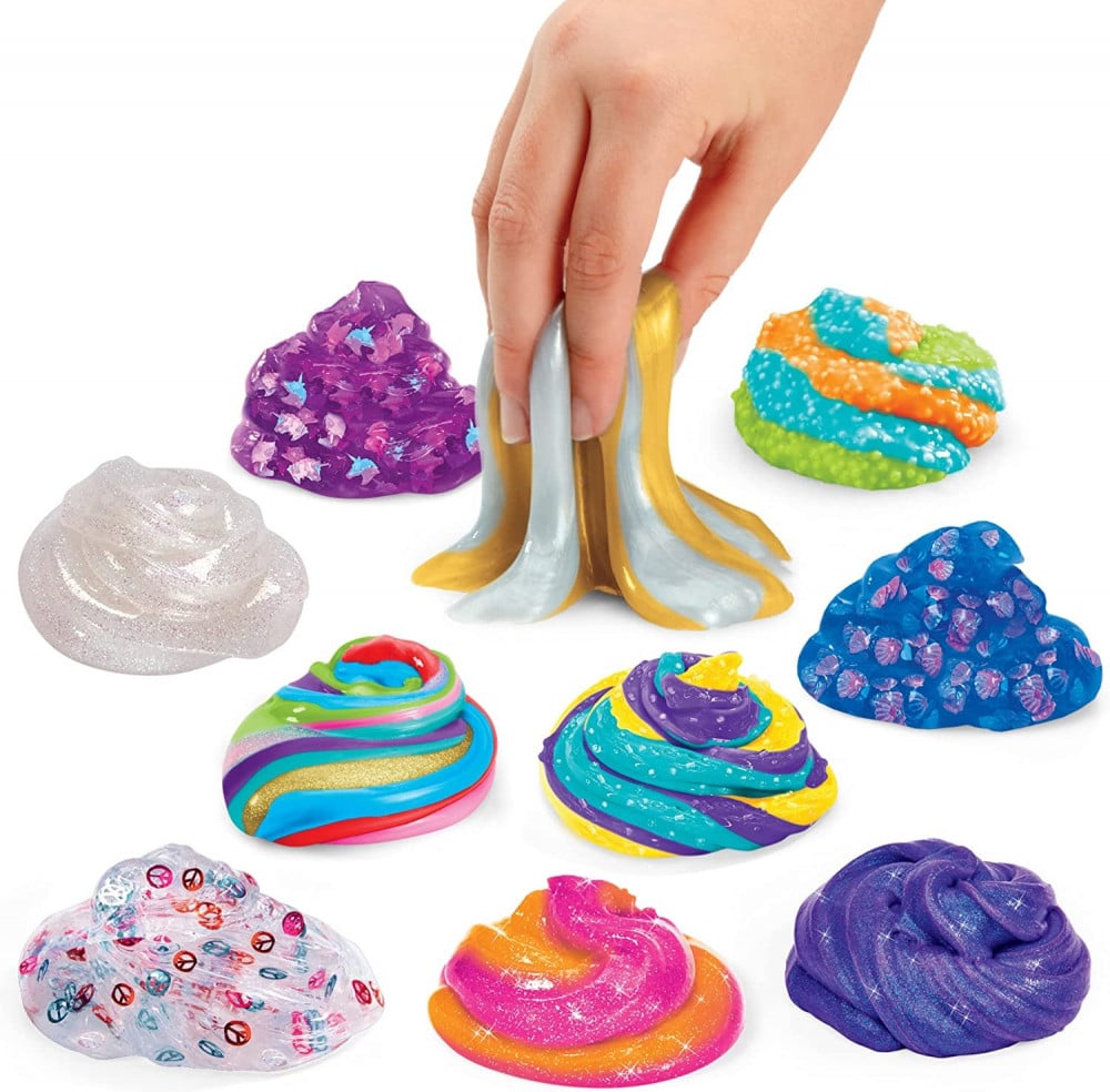 Cra-Z-Art - Cra-Z-Slimy Slimy Bash Pre Made kit with Reusable tub and add  ins Metallic Glitter Neon Slime - Toys Lab