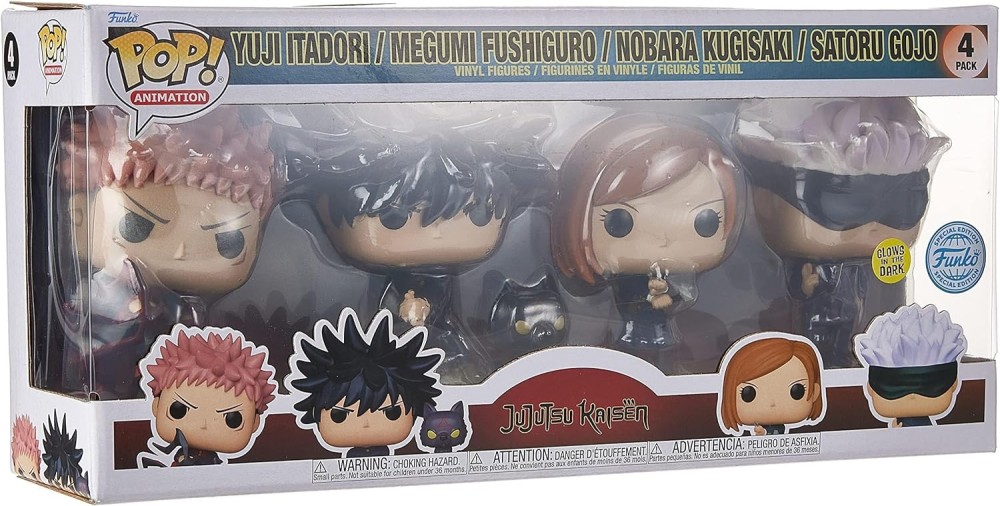 Funko POP! Jujutsu Kaisen - Yuji Itadori, Megumi Fushiguro, Nobara