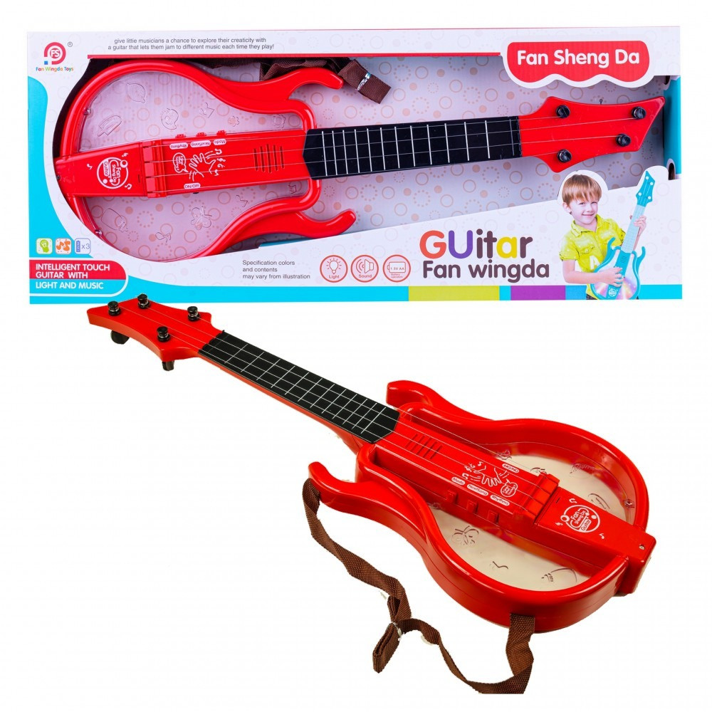 Kids Electric Rock n Roll Guitar Musical Educational Instrument Toy Light Music 