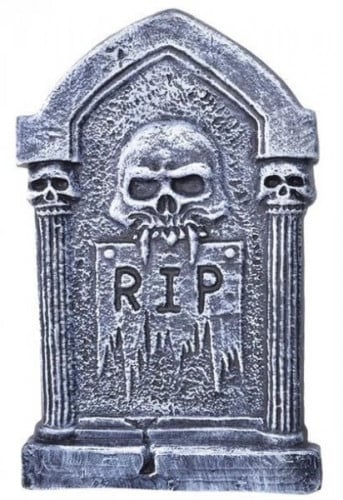 Mad Costumes Hell Cemetery Tombstone 32.5cm