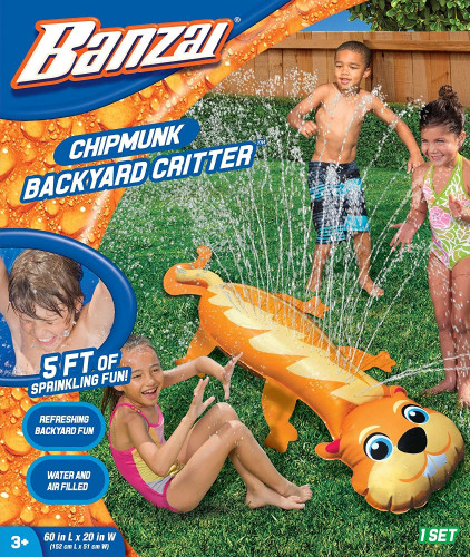 Banzai Chipmunk Backyard Critter Water Slide 