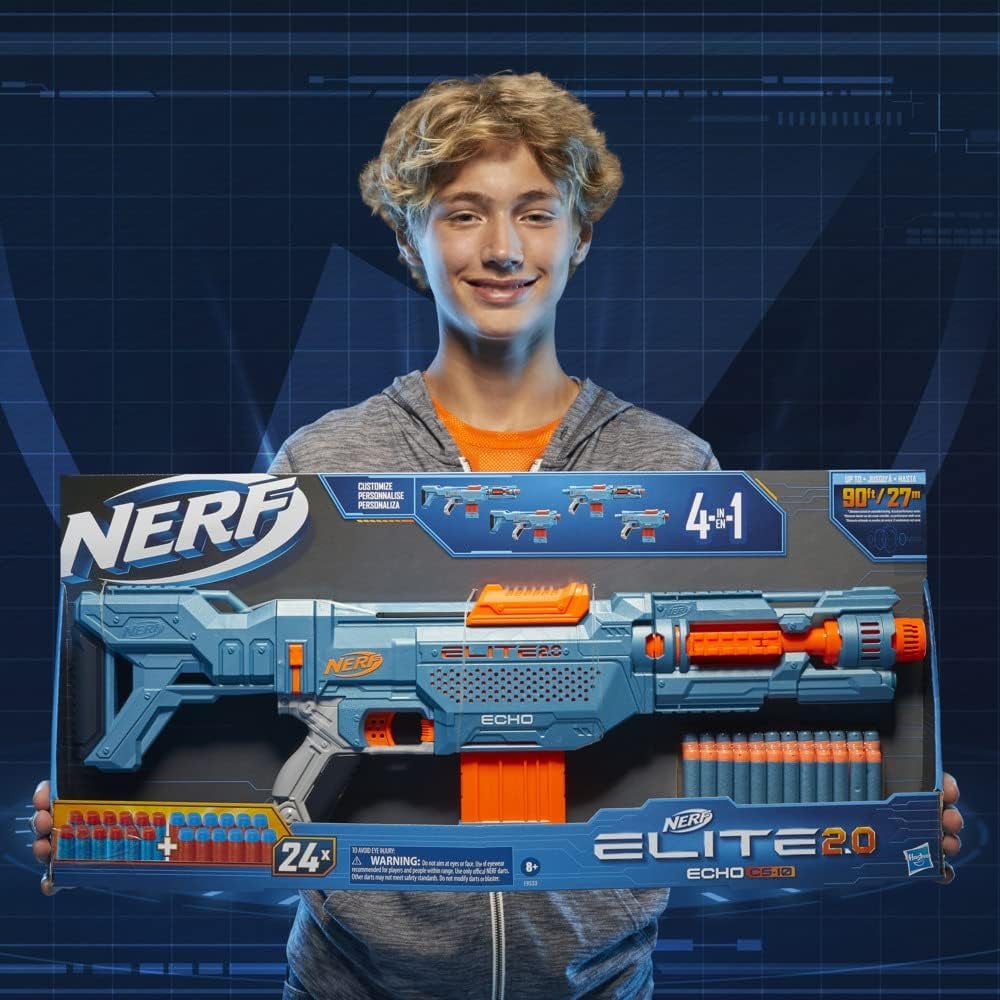 NERF Elite 2.0 Spectre Warden Double Defense Pack, Ages 8+